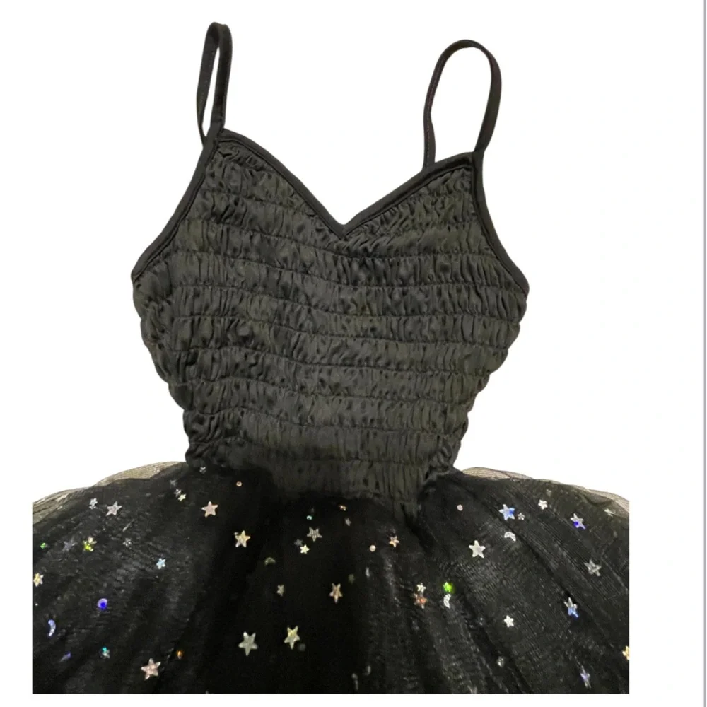 Black Hi-Lo Tutu Dress for Girls